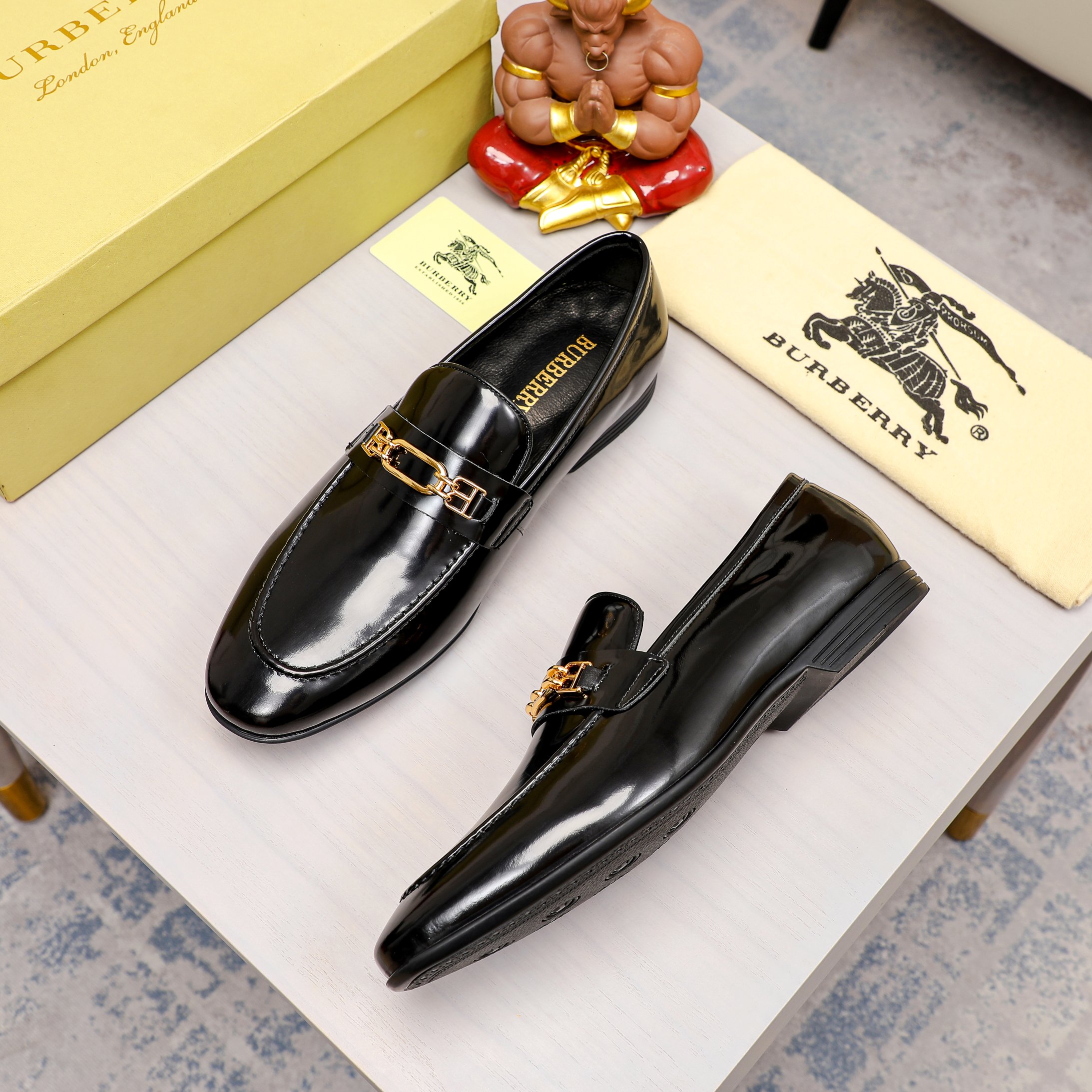 Burberry Mens Business Leather Shoes-0011 38-45