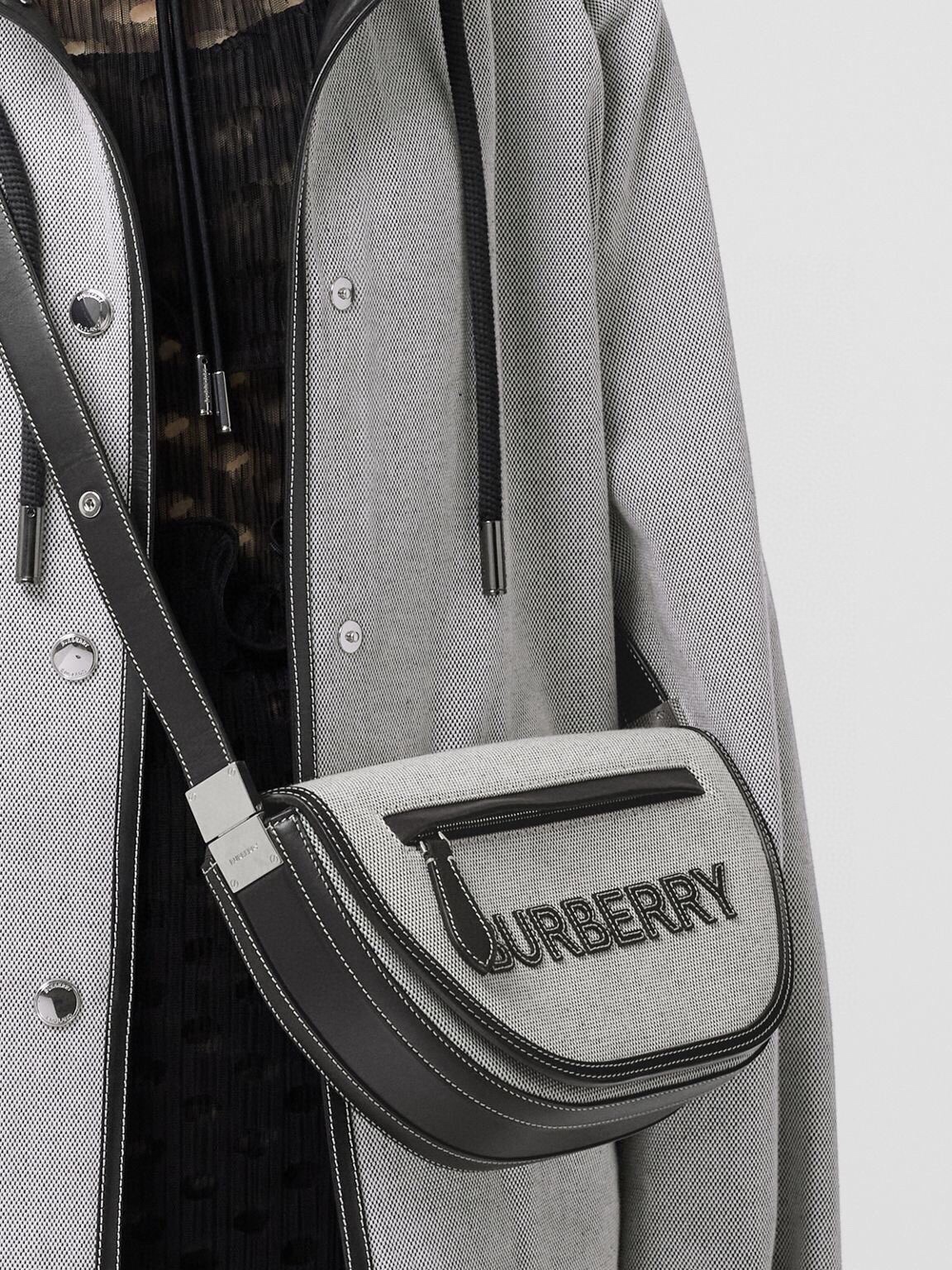 Burberry Two-tone Small Olympia Bag Black