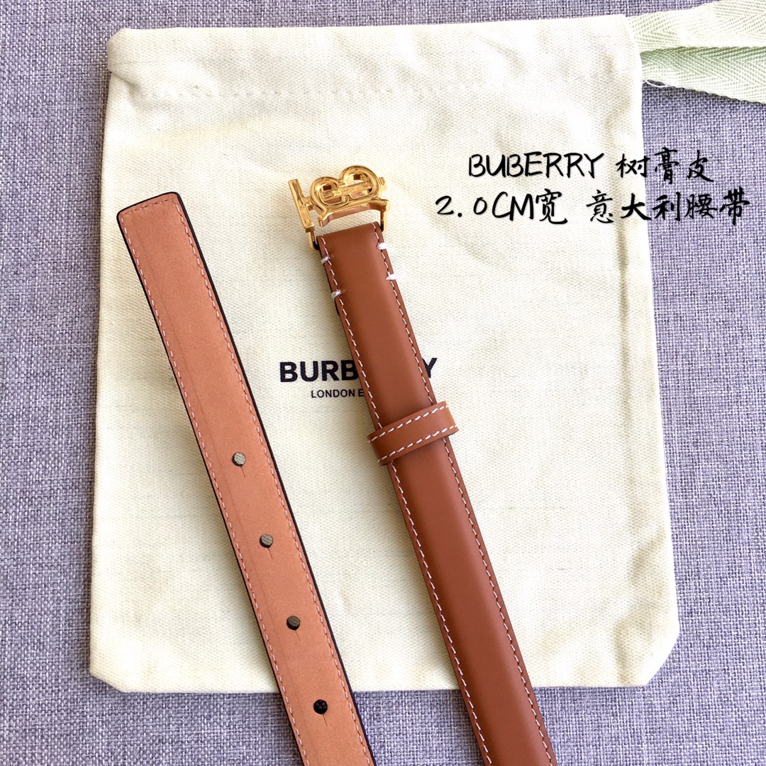 Burberry Women Leather Belt Width 2.0cm 026