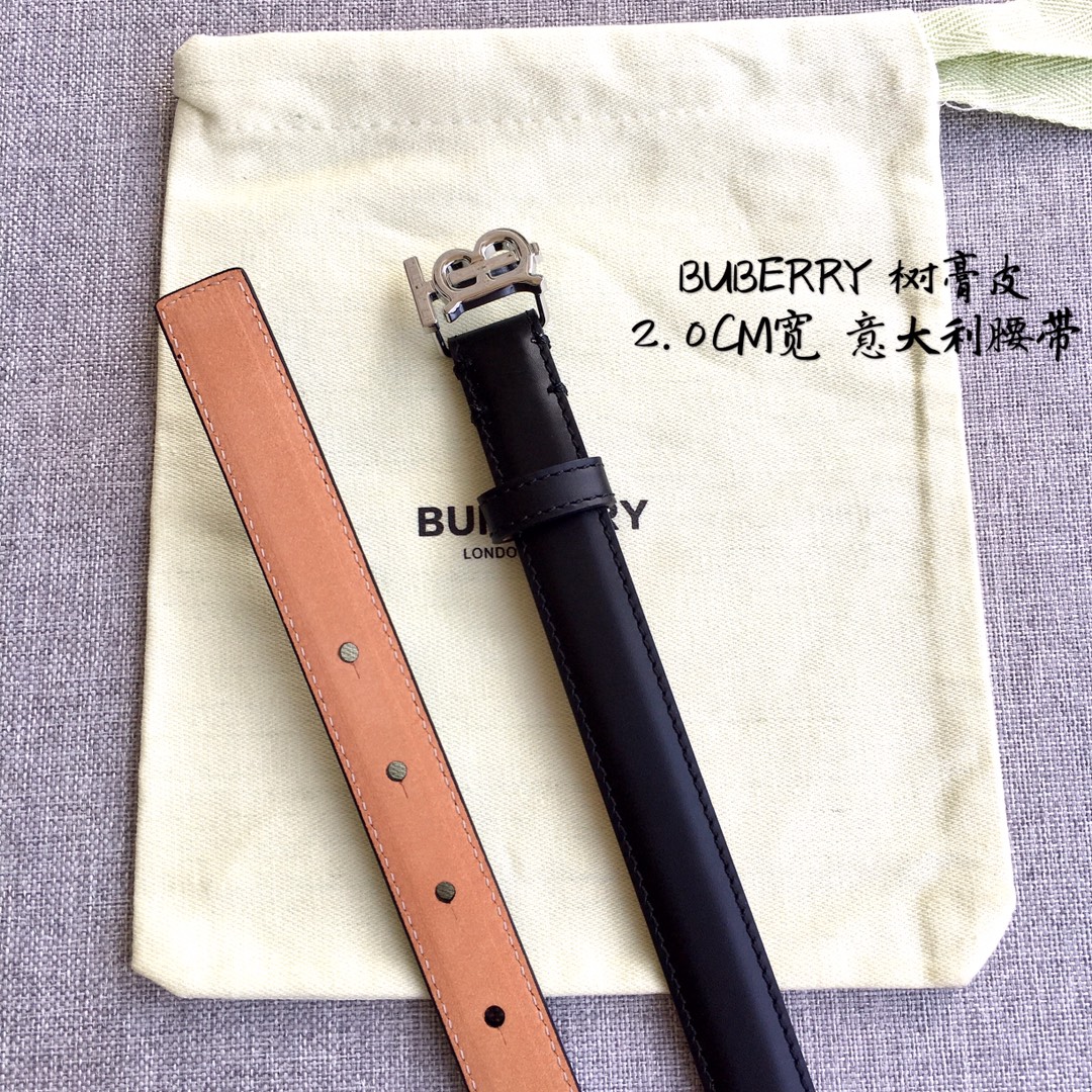 Burberry Women Leather Belt Width 2.0cm 027