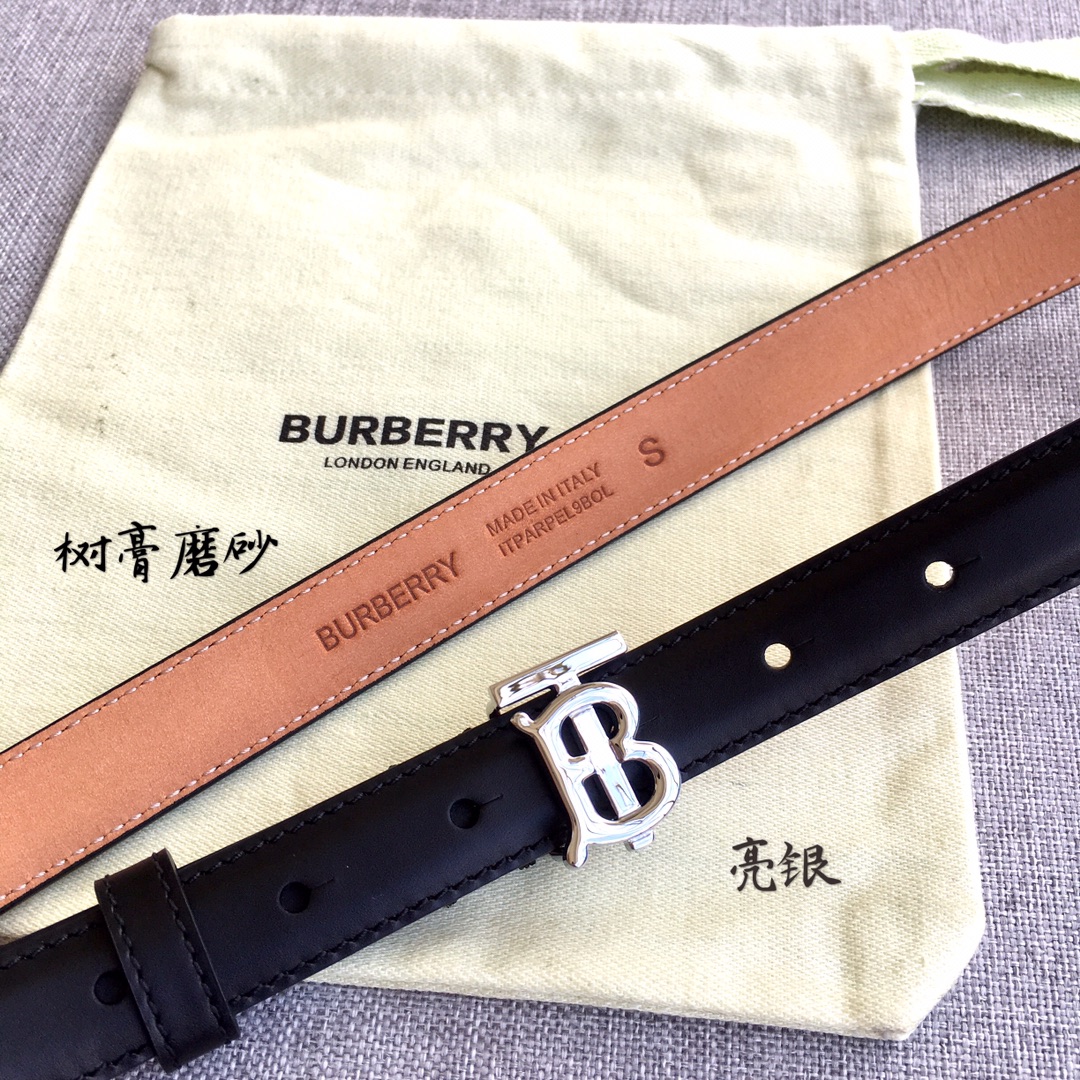 Burberry Women Leather Belt Width 2.0cm 027