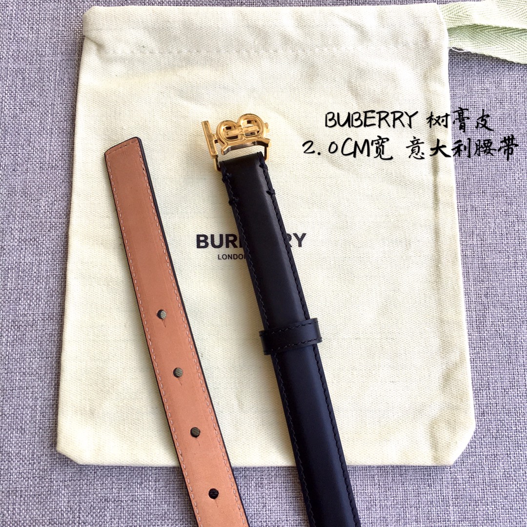 Burberry Women Leather Belt Width 2.0cm 028