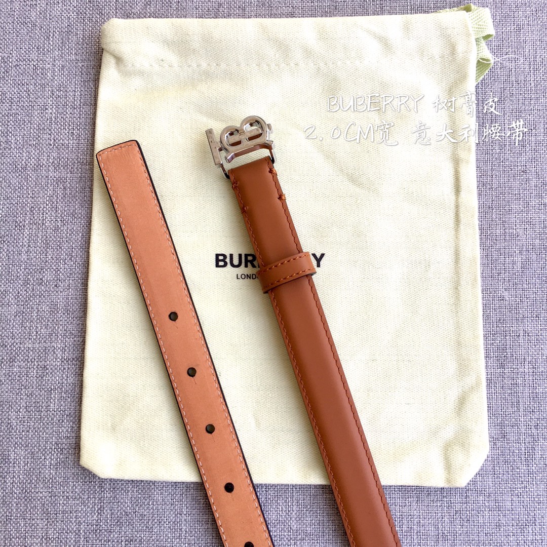 Burberry Women Leather Belt Width 2.0cm 029