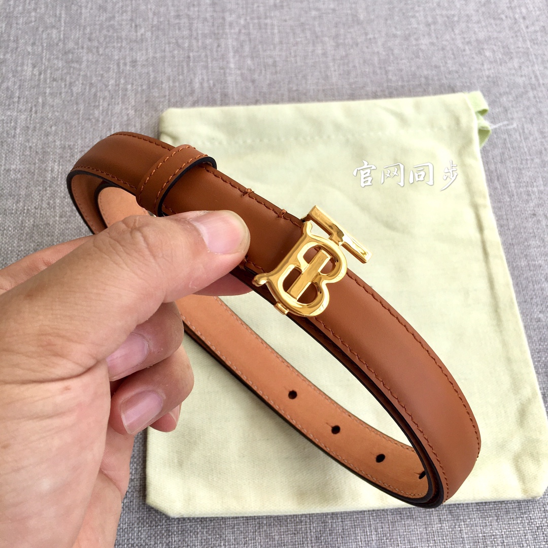 Burberry Women Leather Belt Width 2.0cm 030