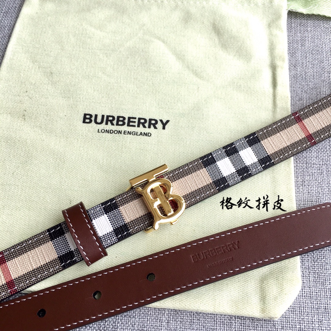 Burberry Women Leather Belt Width 2.0cm 031