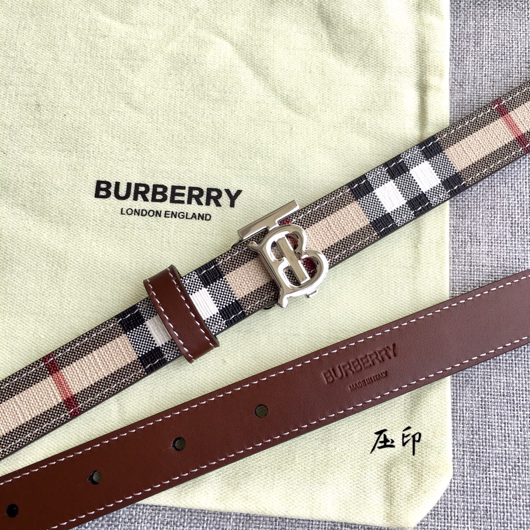 Burberry Women Leather Belt Width 2.0cm 032