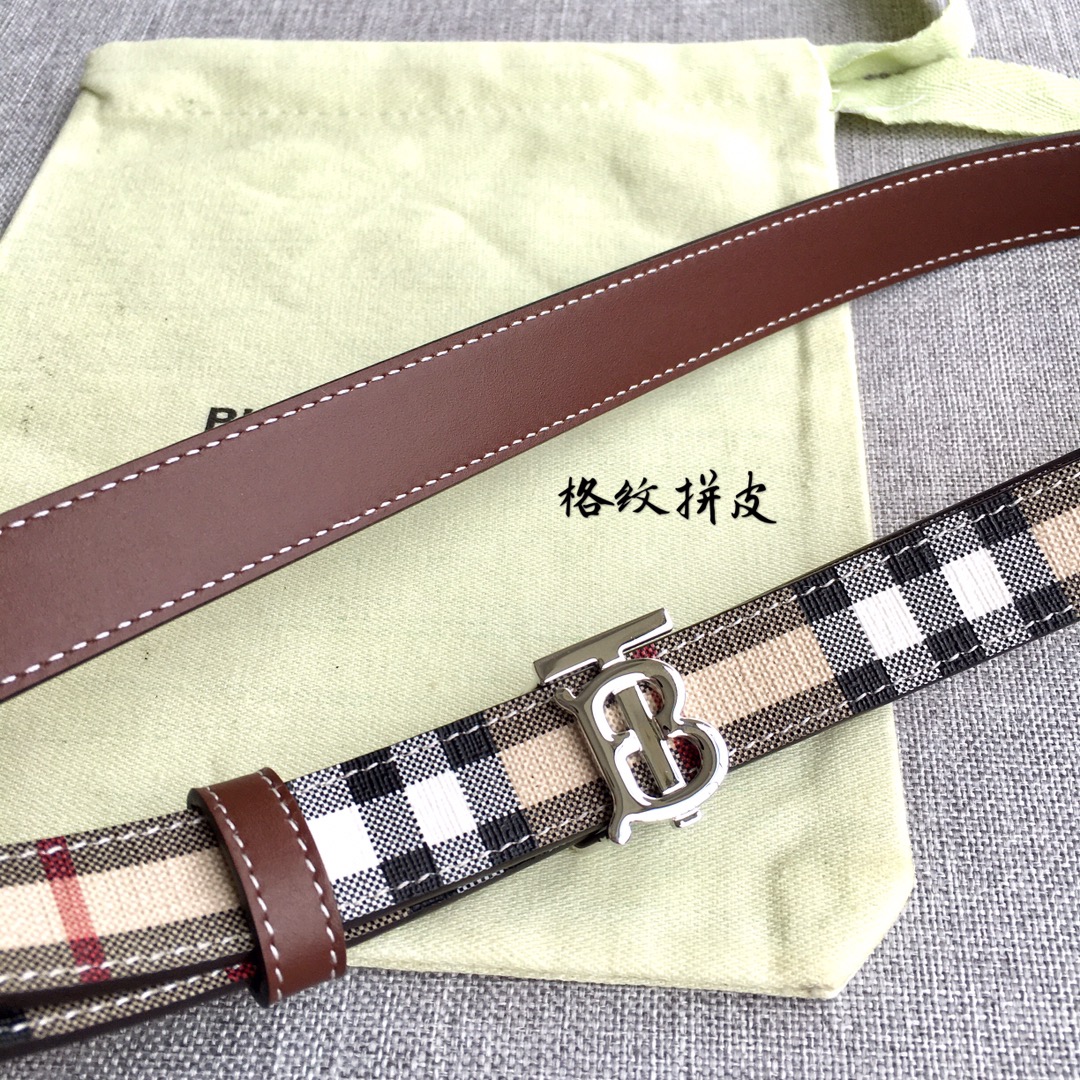 Burberry Women Leather Belt Width 2.0cm 032