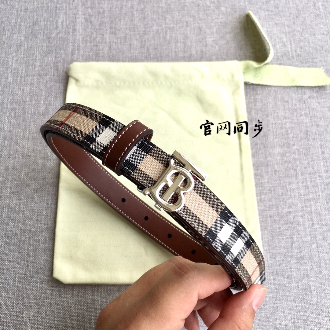 Burberry Women Leather Belt Width 2.0cm 032