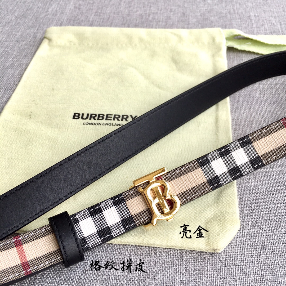 Burberry Women Leather Belt Width 2.0cm 033