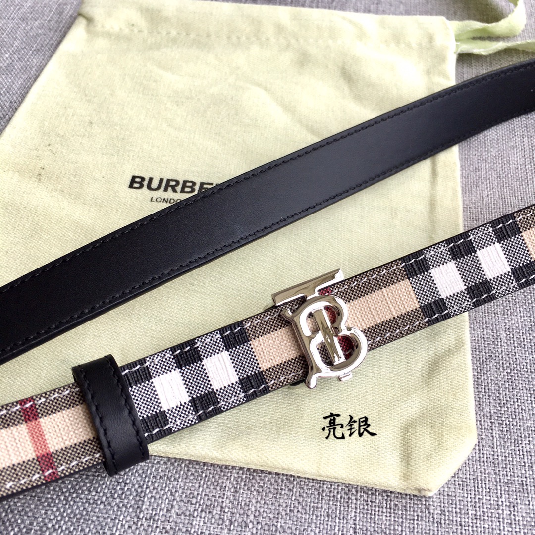 Burberry Women Leather Belt Width 2.0cm 034