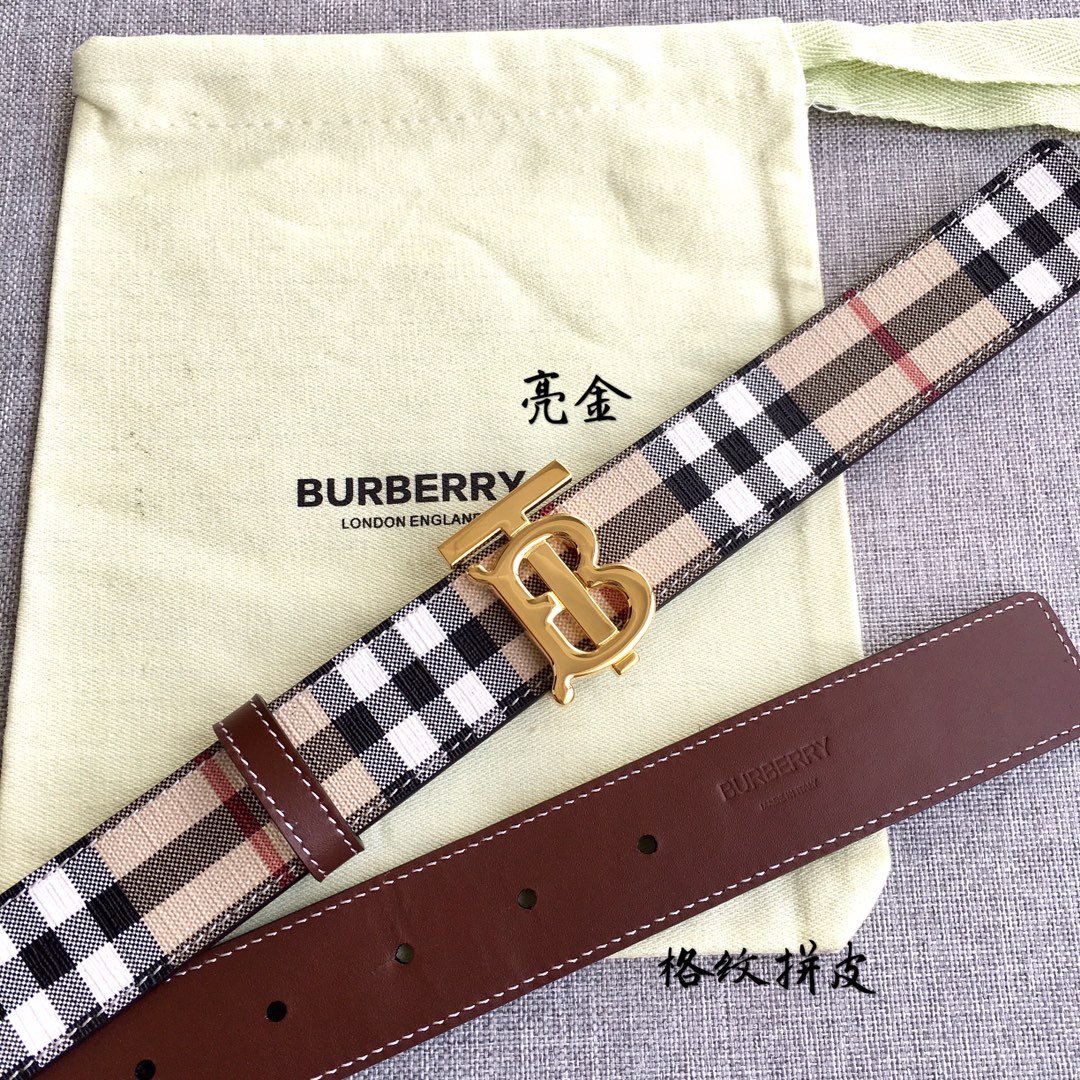 Burberry Women Leather Belt Width 3.0cm 035