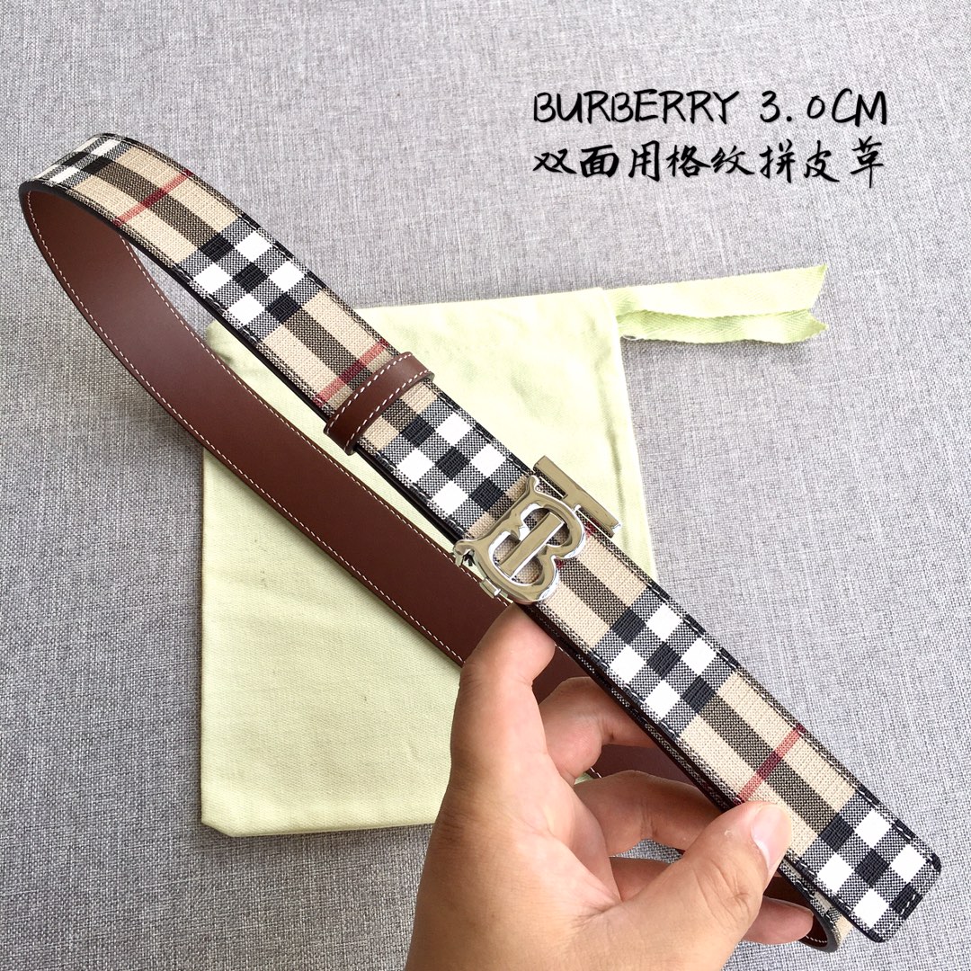 Burberry Women Leather Belt Width 3.0cm 036