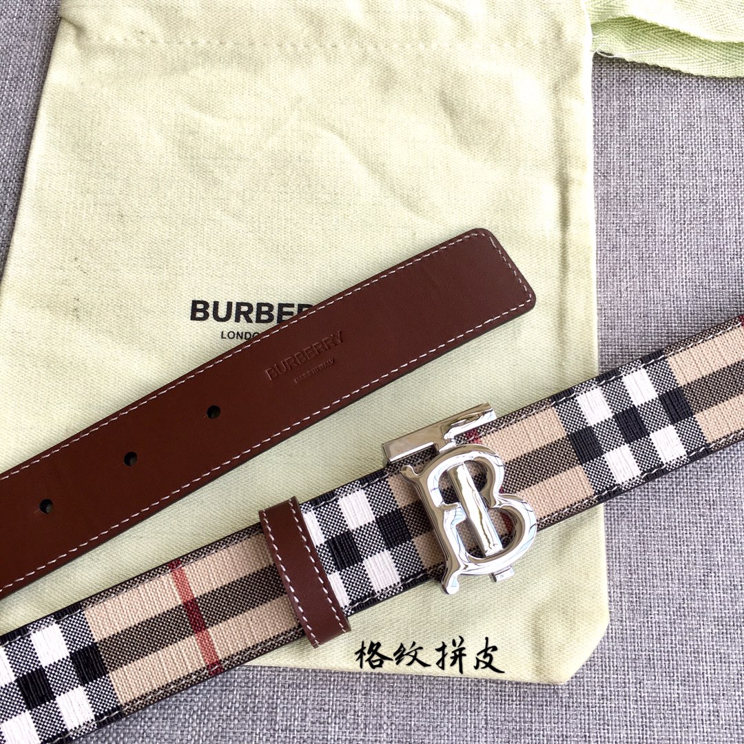 Burberry Women Leather Belt Width 3.0cm 036