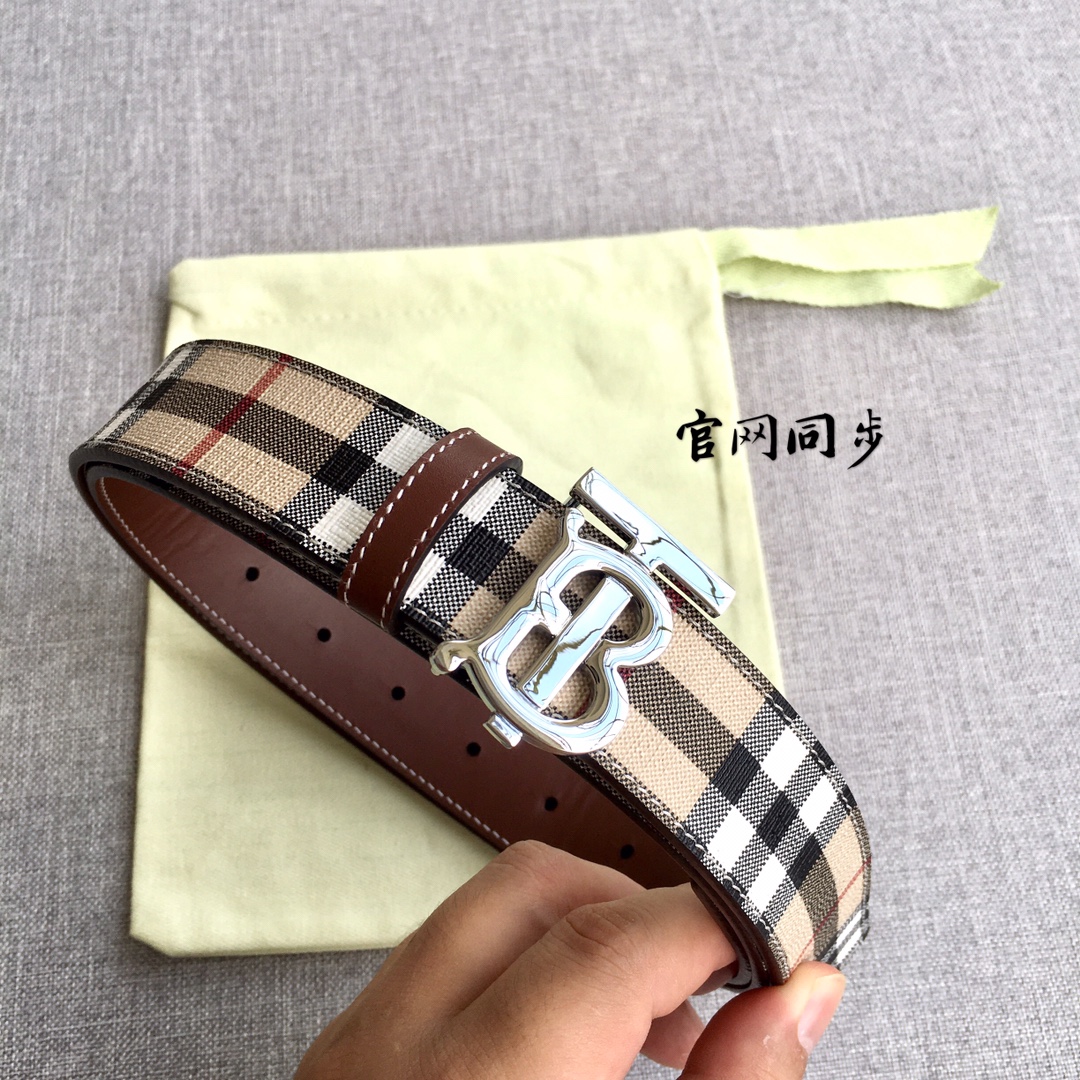 Burberry Women Leather Belt Width 3.0cm 036