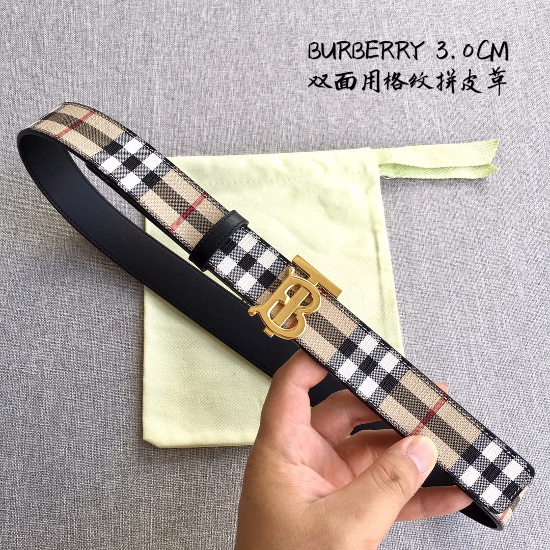 Burberry Women Leather Belt Width 3.0cm 037