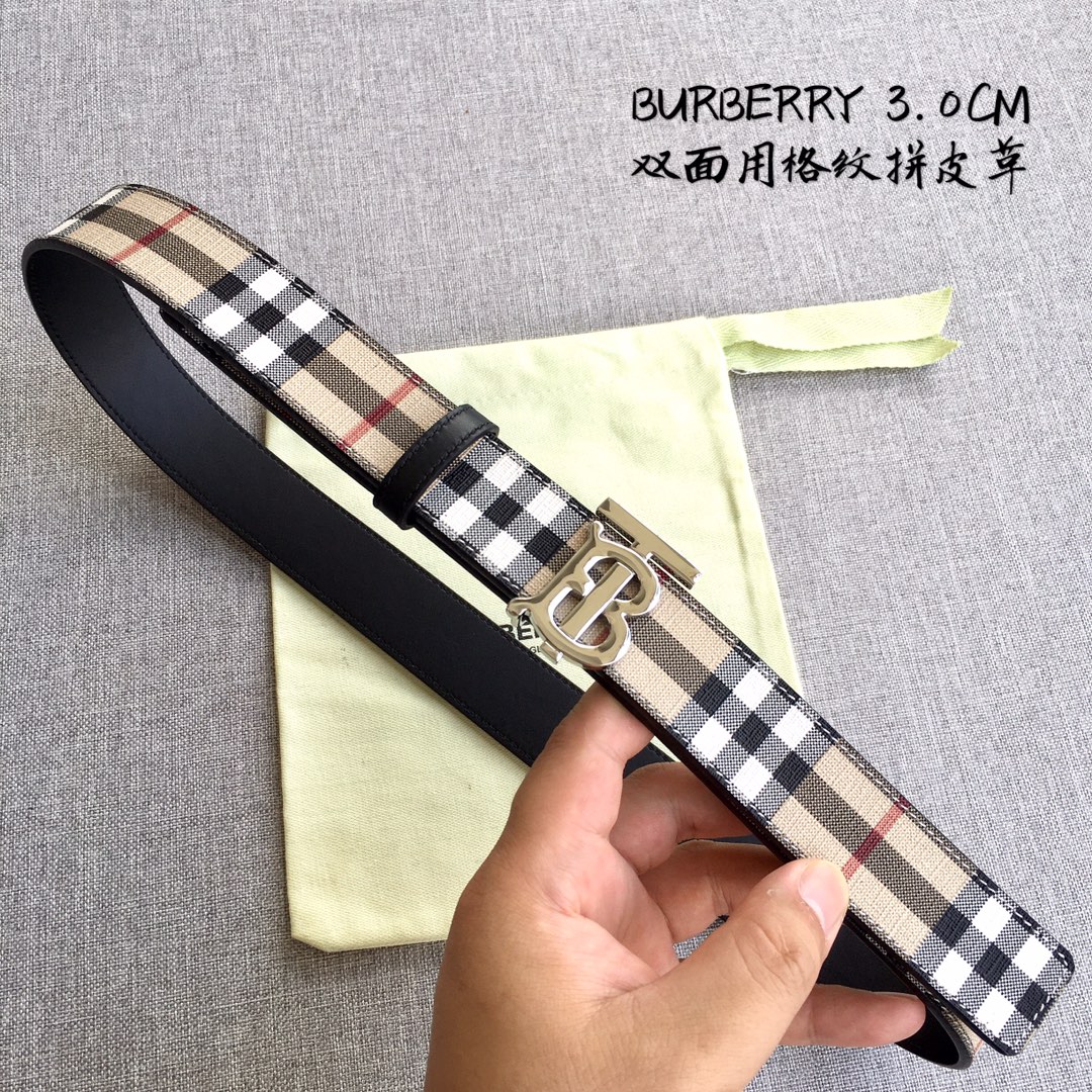 Burberry Women Leather Belt Width 3.0cm 038