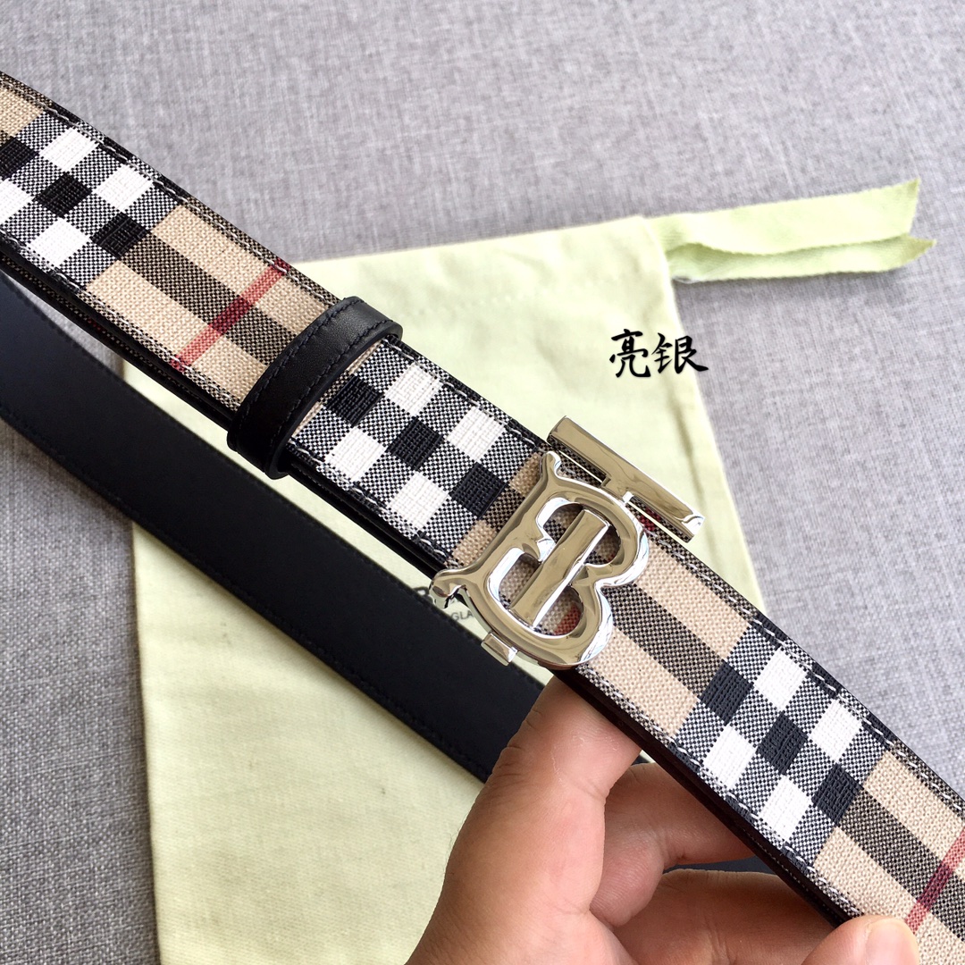 Burberry Women Leather Belt Width 3.0cm 038