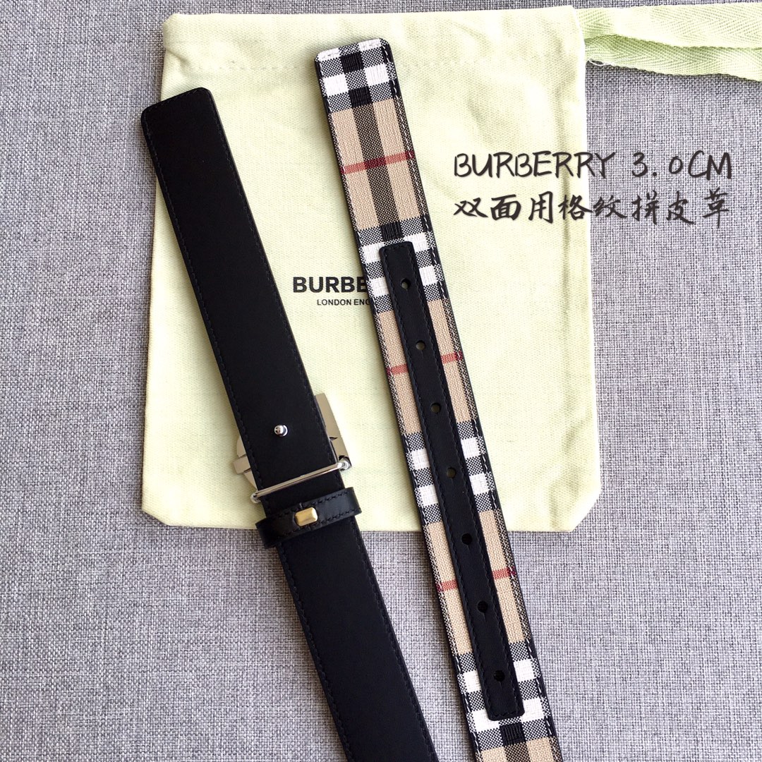 Burberry Women Leather Belt Width 3.0cm 038