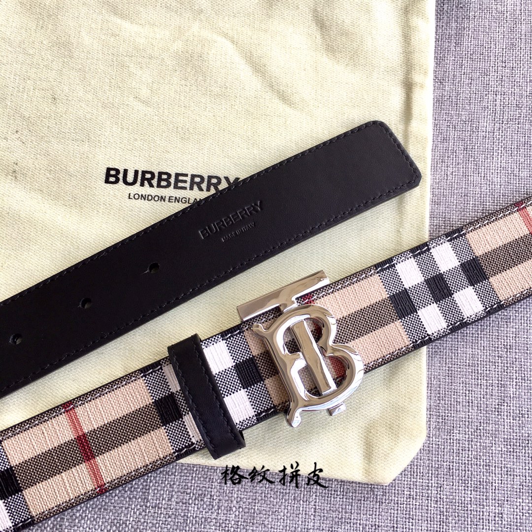 Burberry Women Leather Belt Width 3.0cm 038