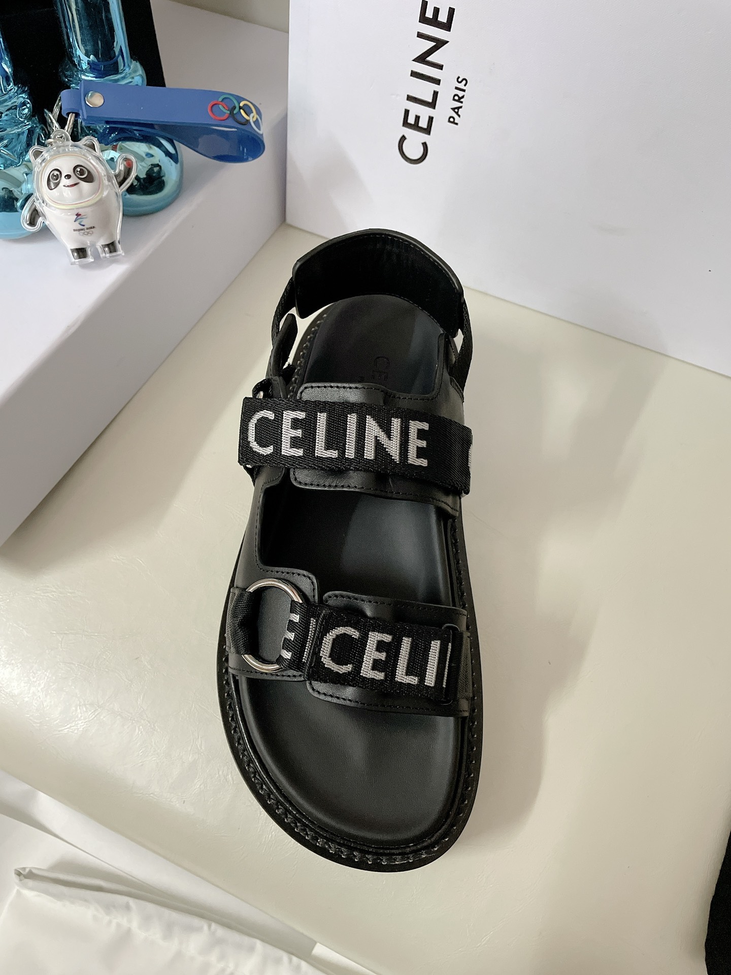 Celine Leo Scratch Sandal in Calfskin-0001 35-40