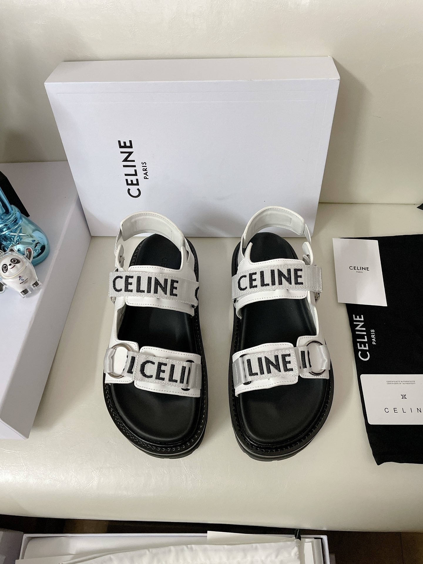 Celine Leo Scratch Sandal in Calfskin-0002 35-40