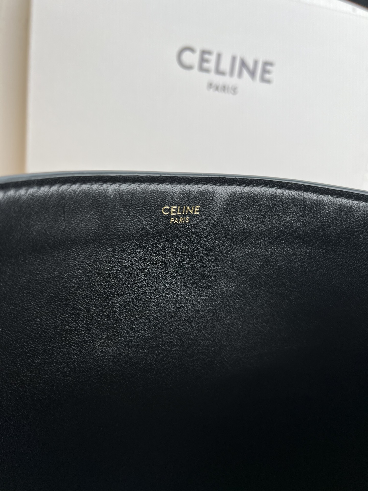 Celine Medium Louise Bag in Smooth Calfskin Black