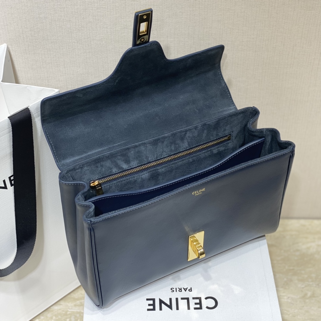 Celine Soft 16 Bag in Smooth Calfskin Blue