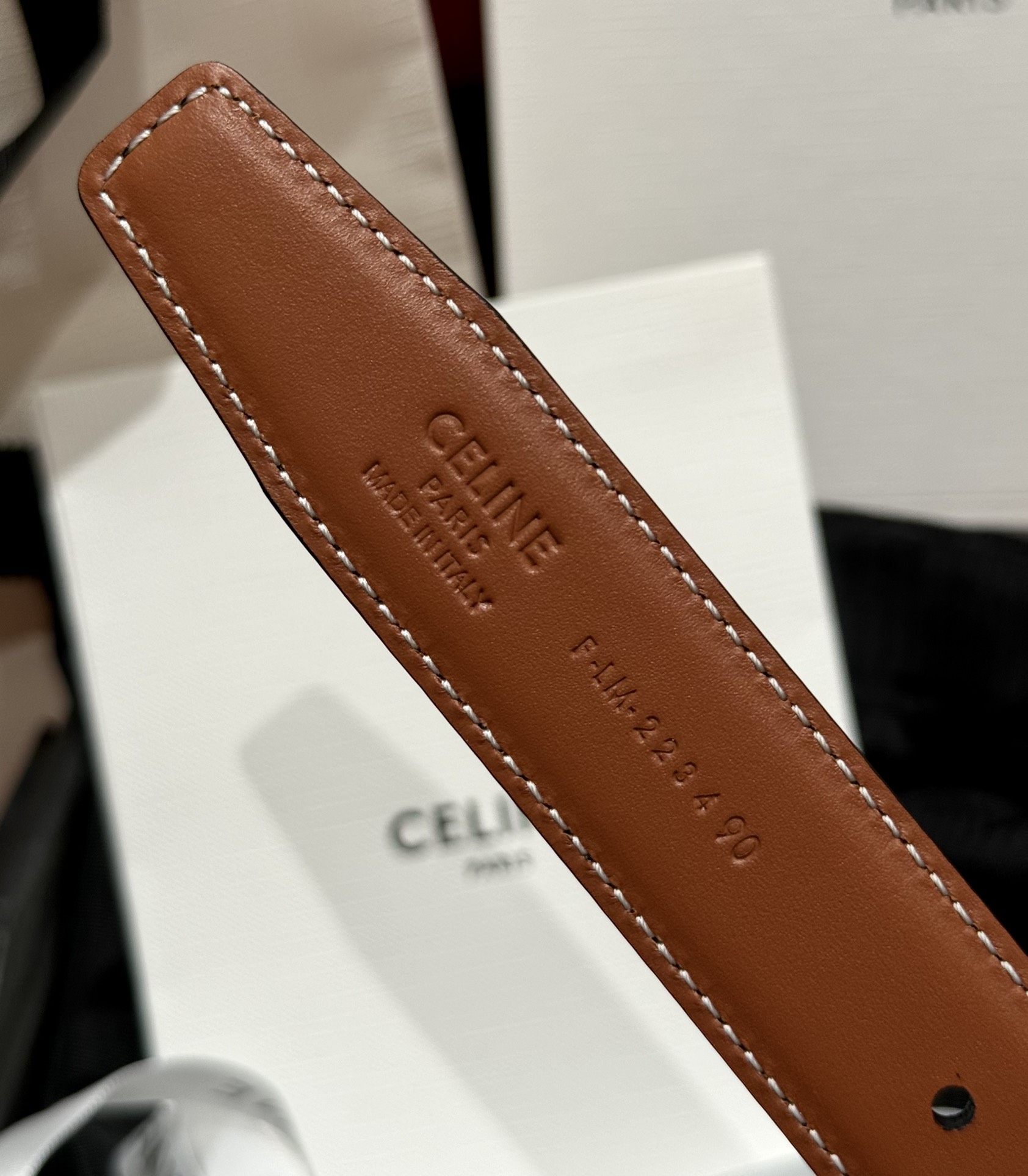 Celine Women Leather Belts Width 2.5cm 0029