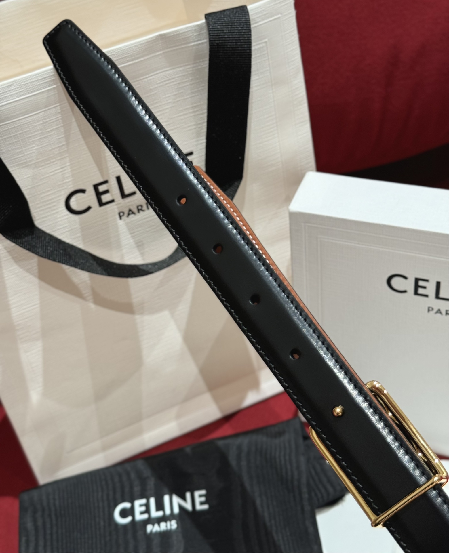 Celine Women Leather Belts Width 2.5cm 0029