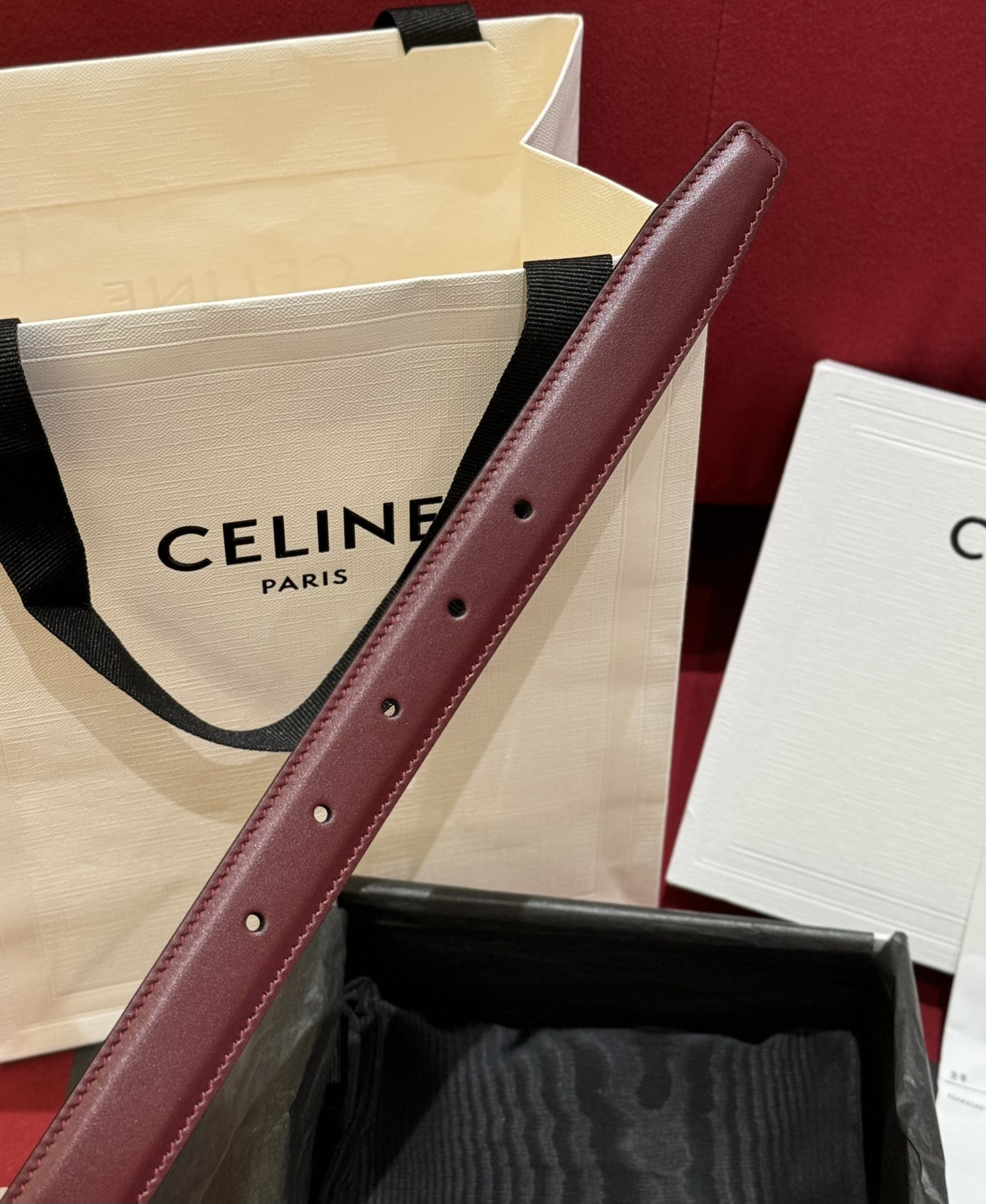 Celine Women Leather Belts Width 2.5cm 0031