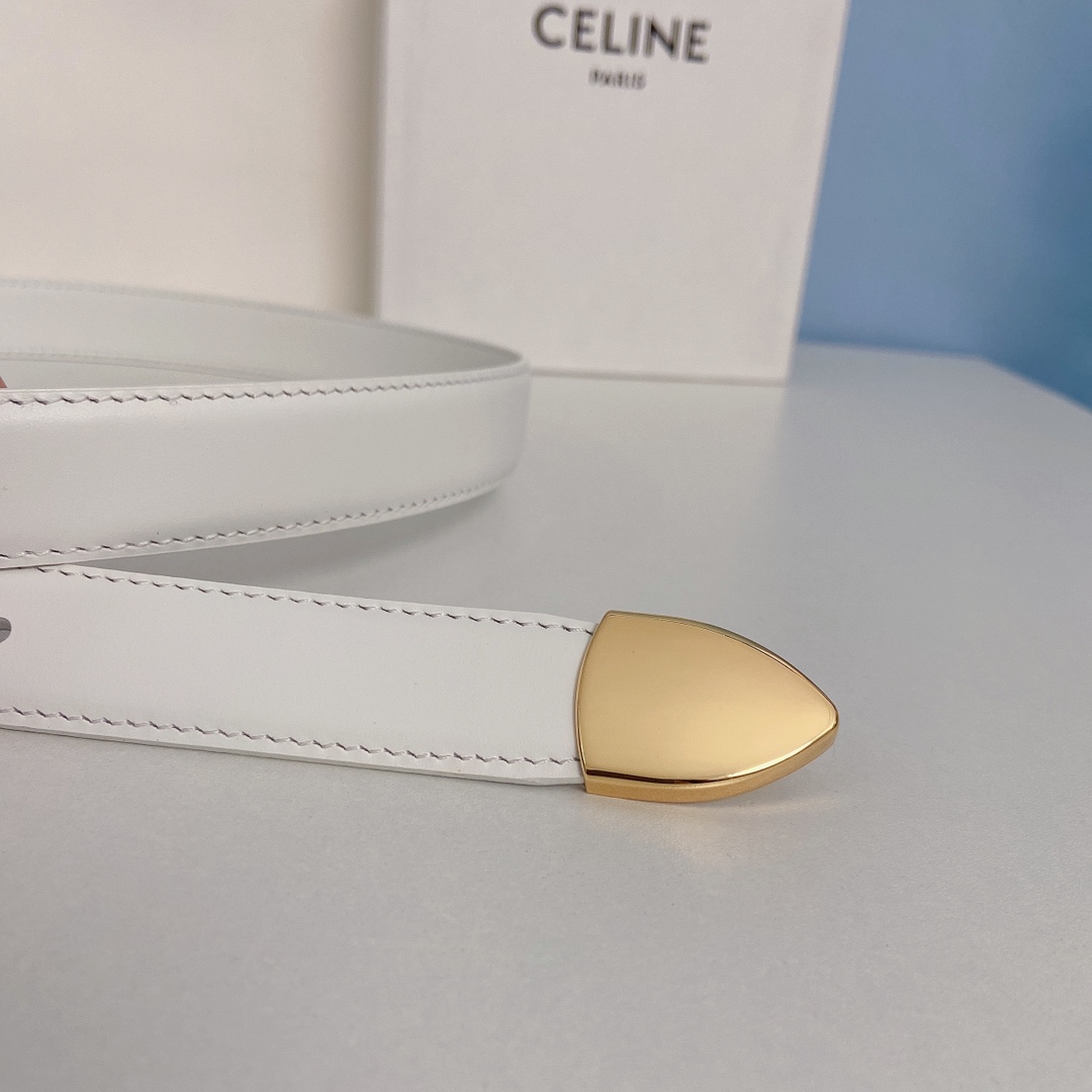 Celine Women Leather Belts Width 20mm 0018