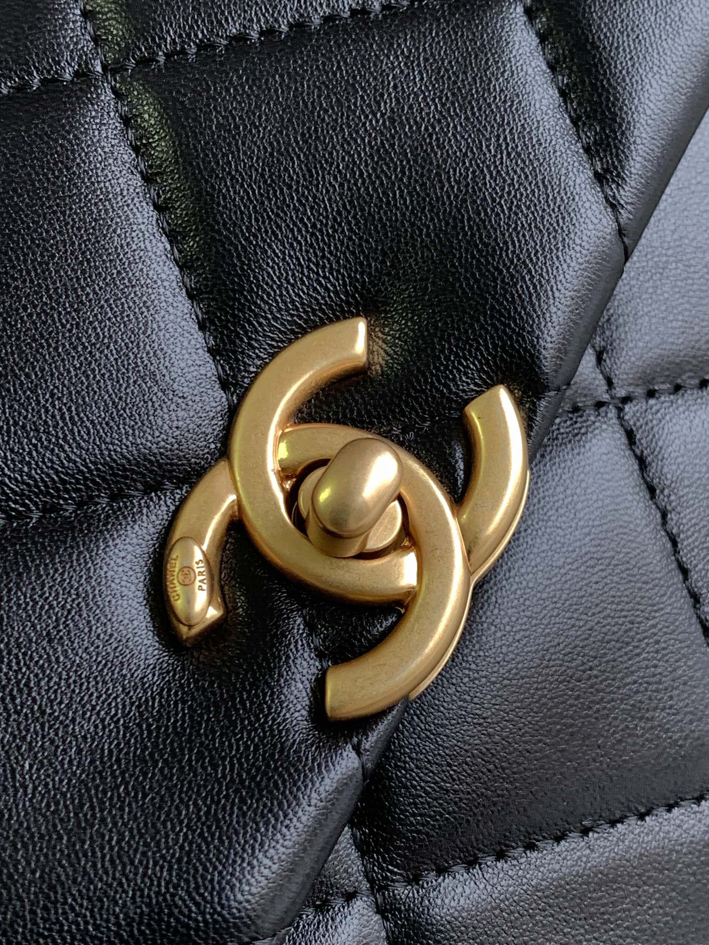 Chanel 23K Black Flap Bag