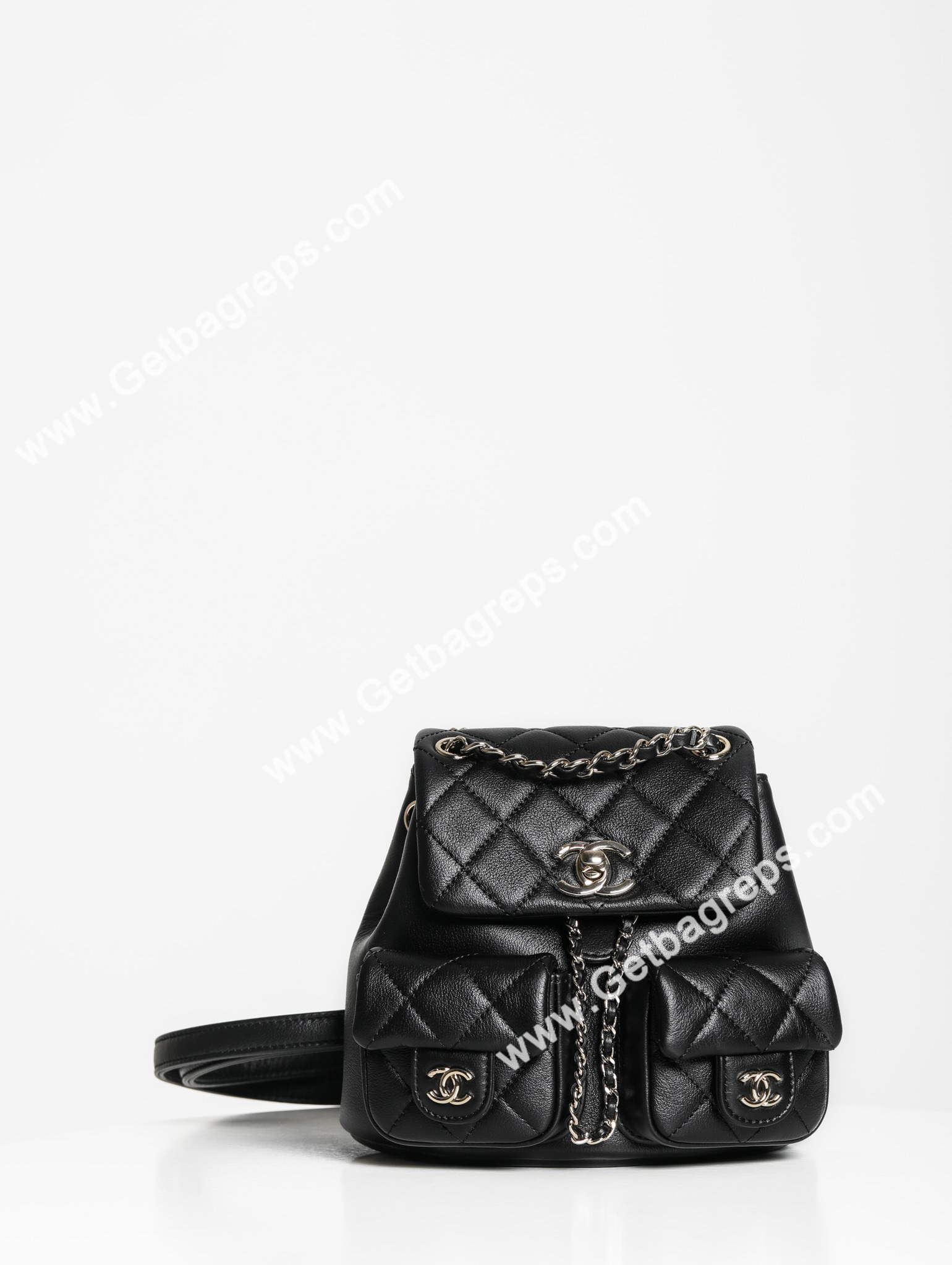 Chanel 23P Backpack-1 Black