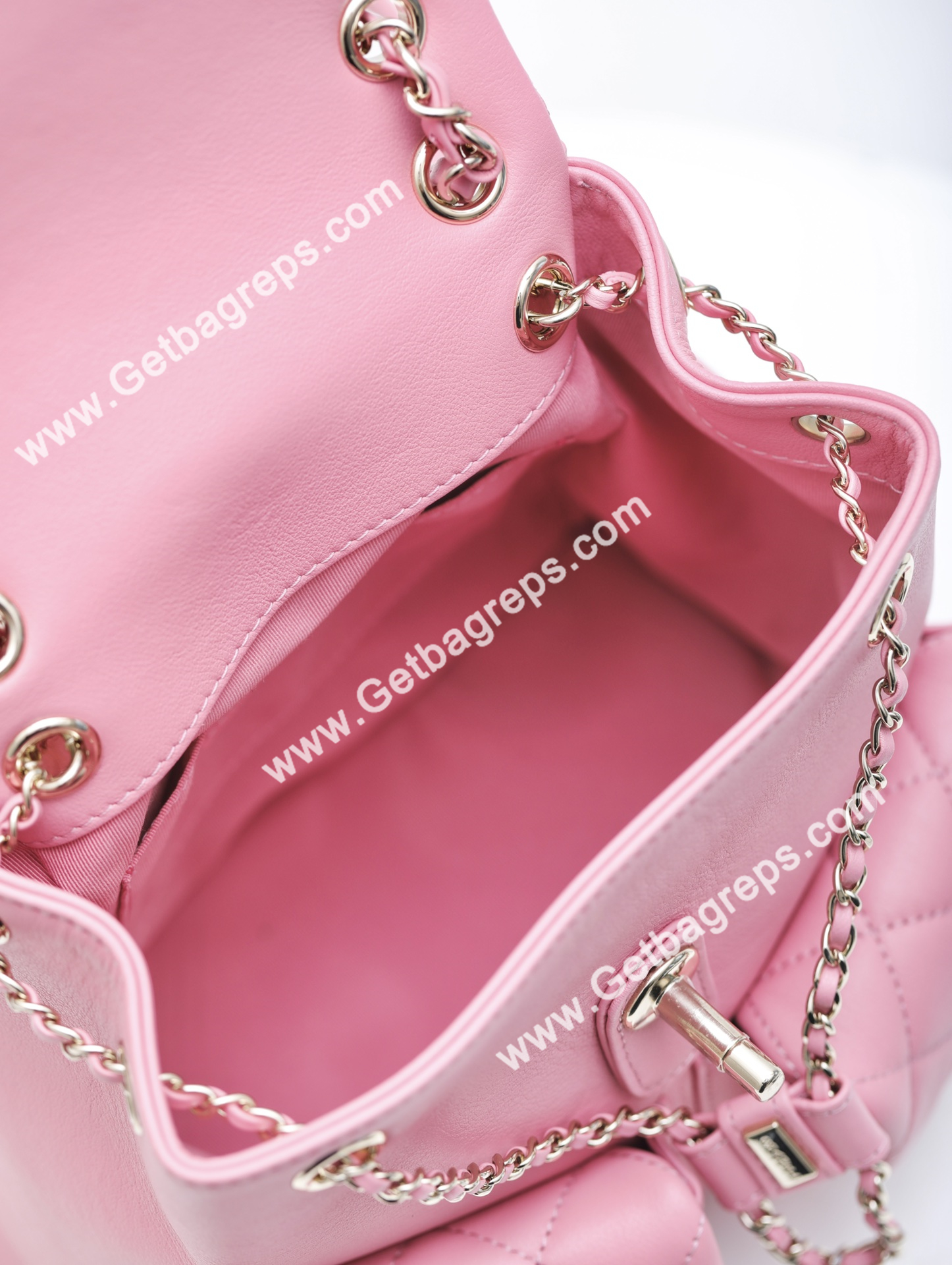 Chanel 23P Backpack-1 Pink