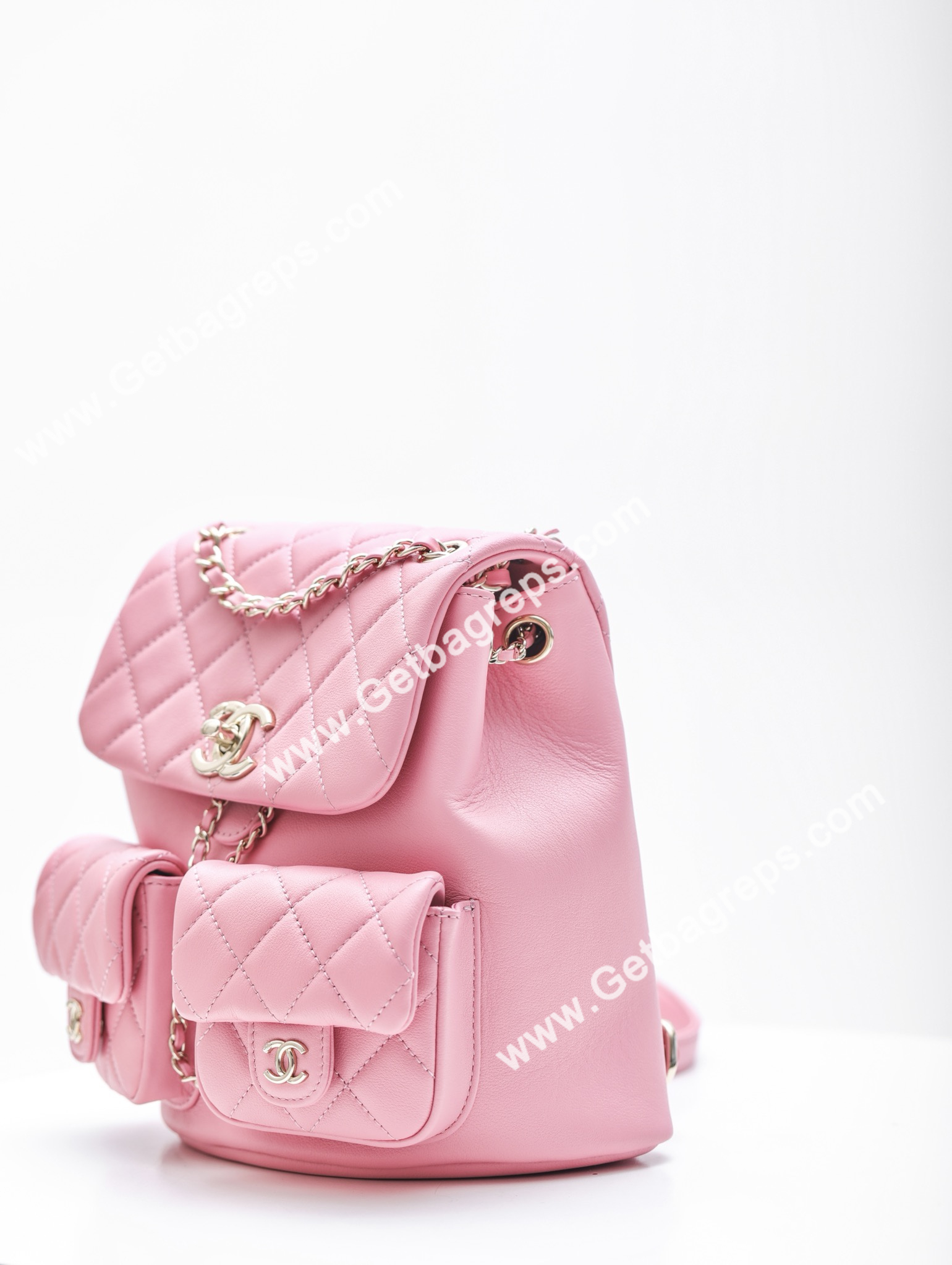 Chanel 23P Backpack-1 Pink