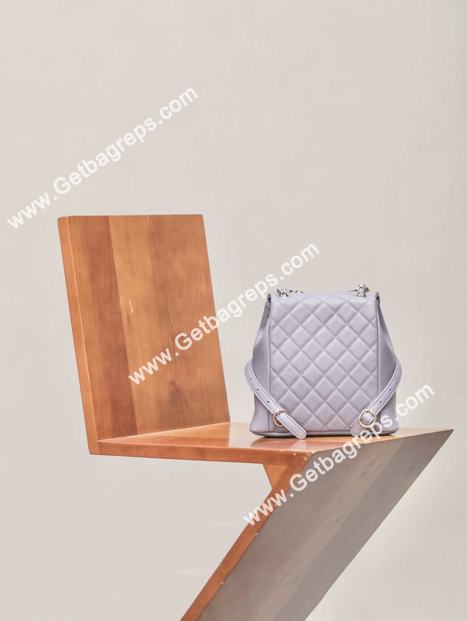 Chanel 23P Backpack Large Haas Leather Purple