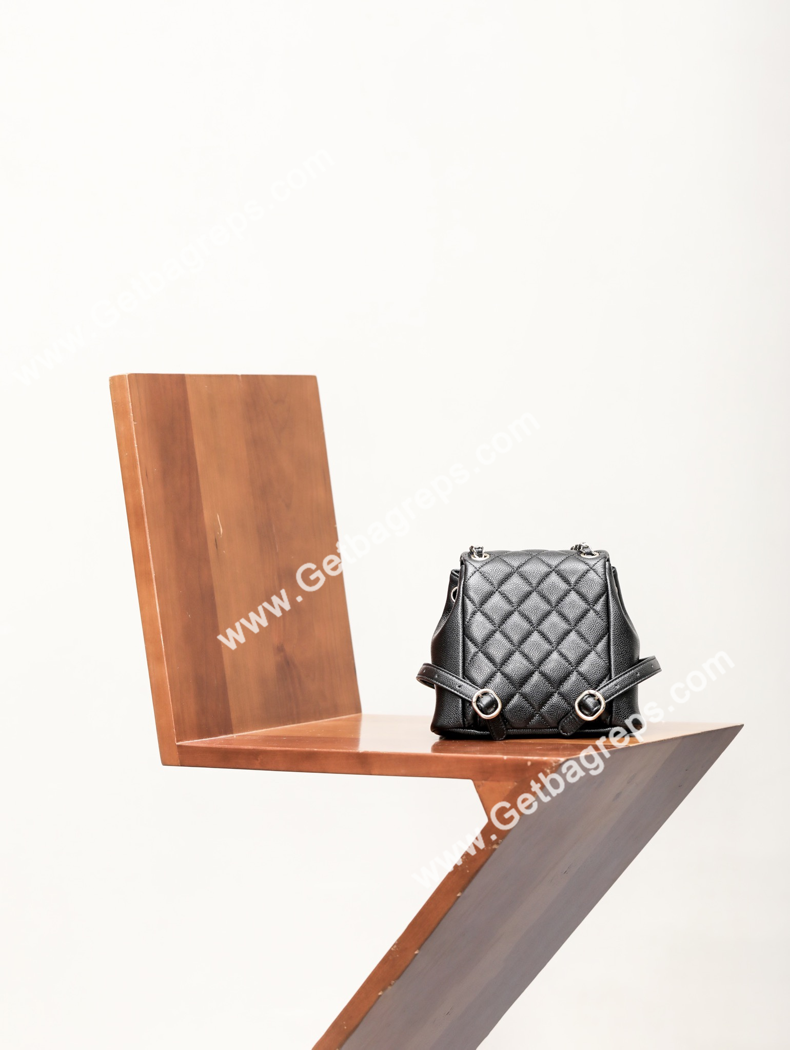 Chanel 23P Backpack Small Haas Leather Black