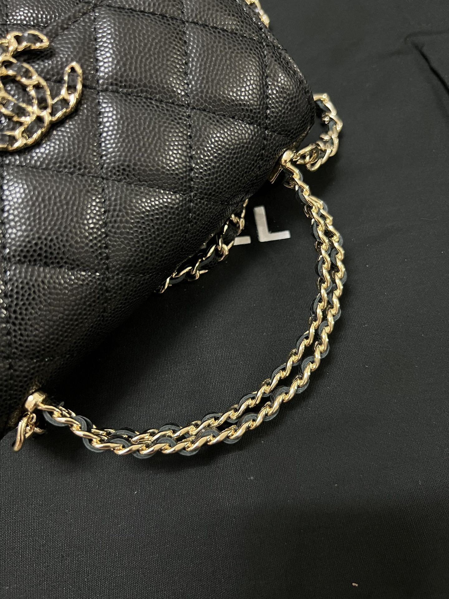 Chanel 23P Small Kelly Top Handle Handbag Black