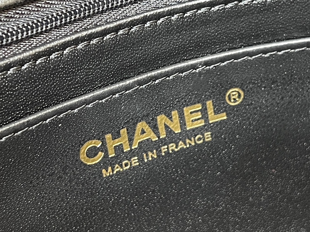 Chanel 24P AS4384 Black Lambskin