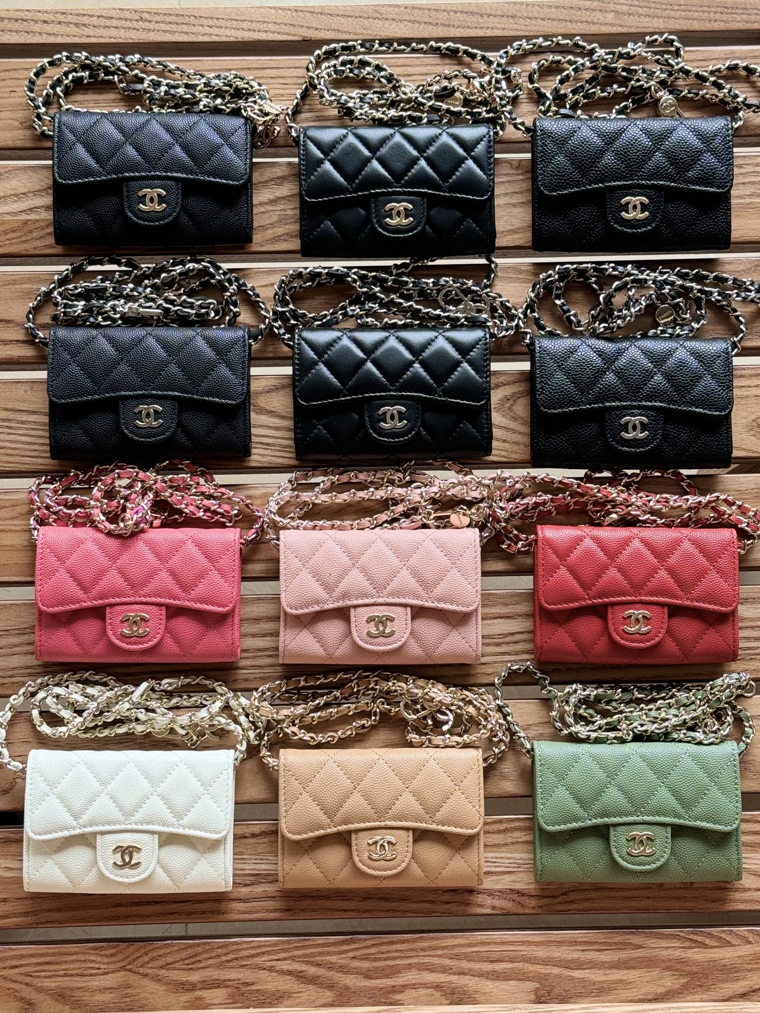 Chanel A81081 Chain Card Holder