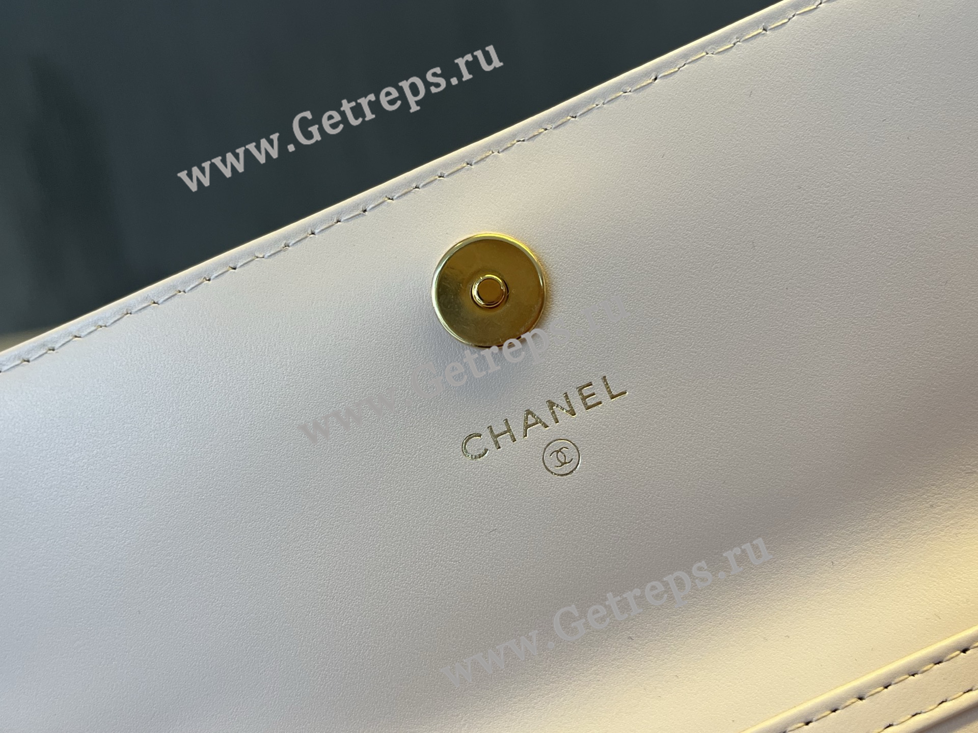 Chanel A96177 Handle WOC Wallet On Chain Gold Hardware Light Pink Quilted Grained Calfskin