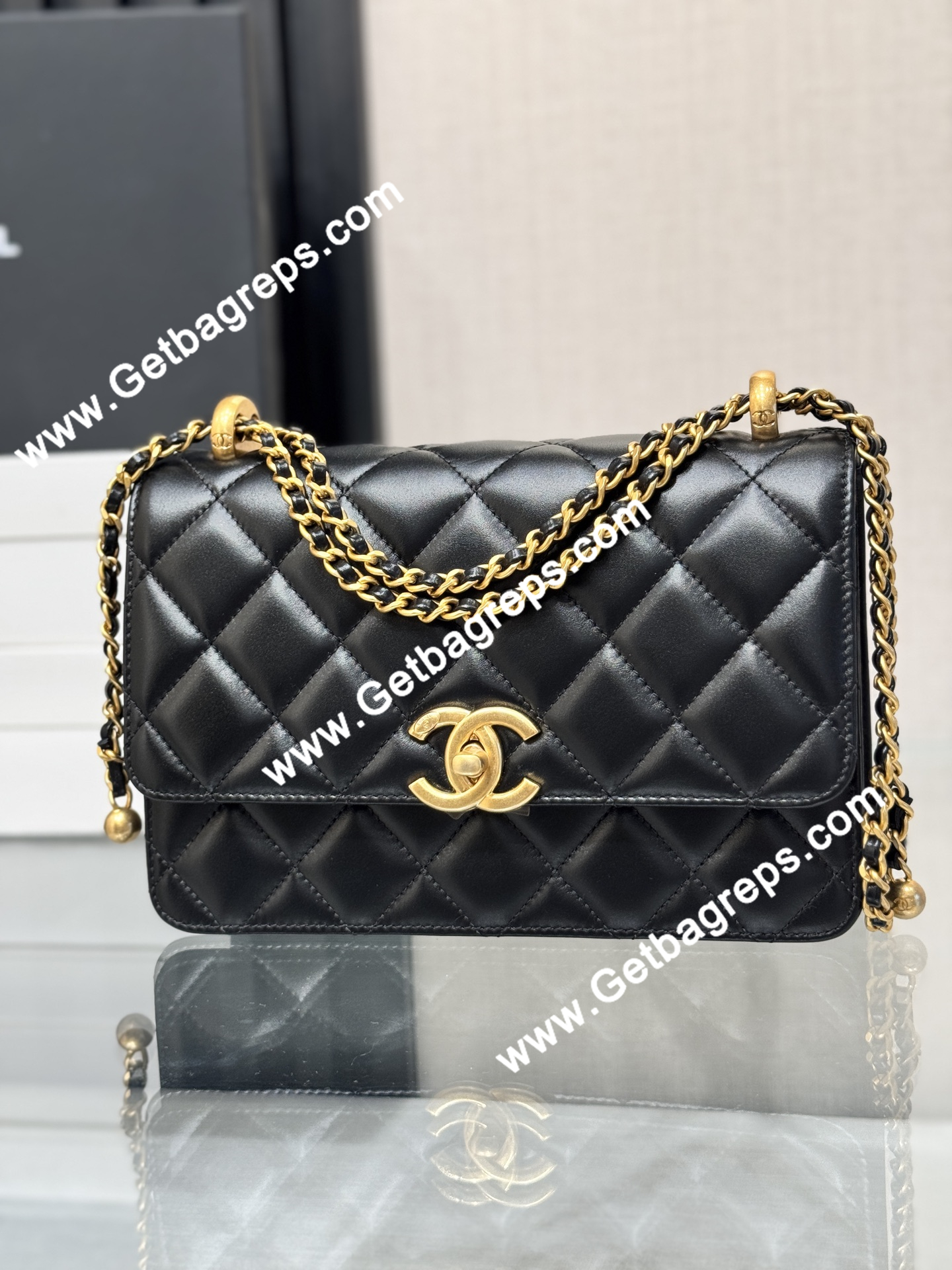 Chanel AP2649 Wallet on Chain Black