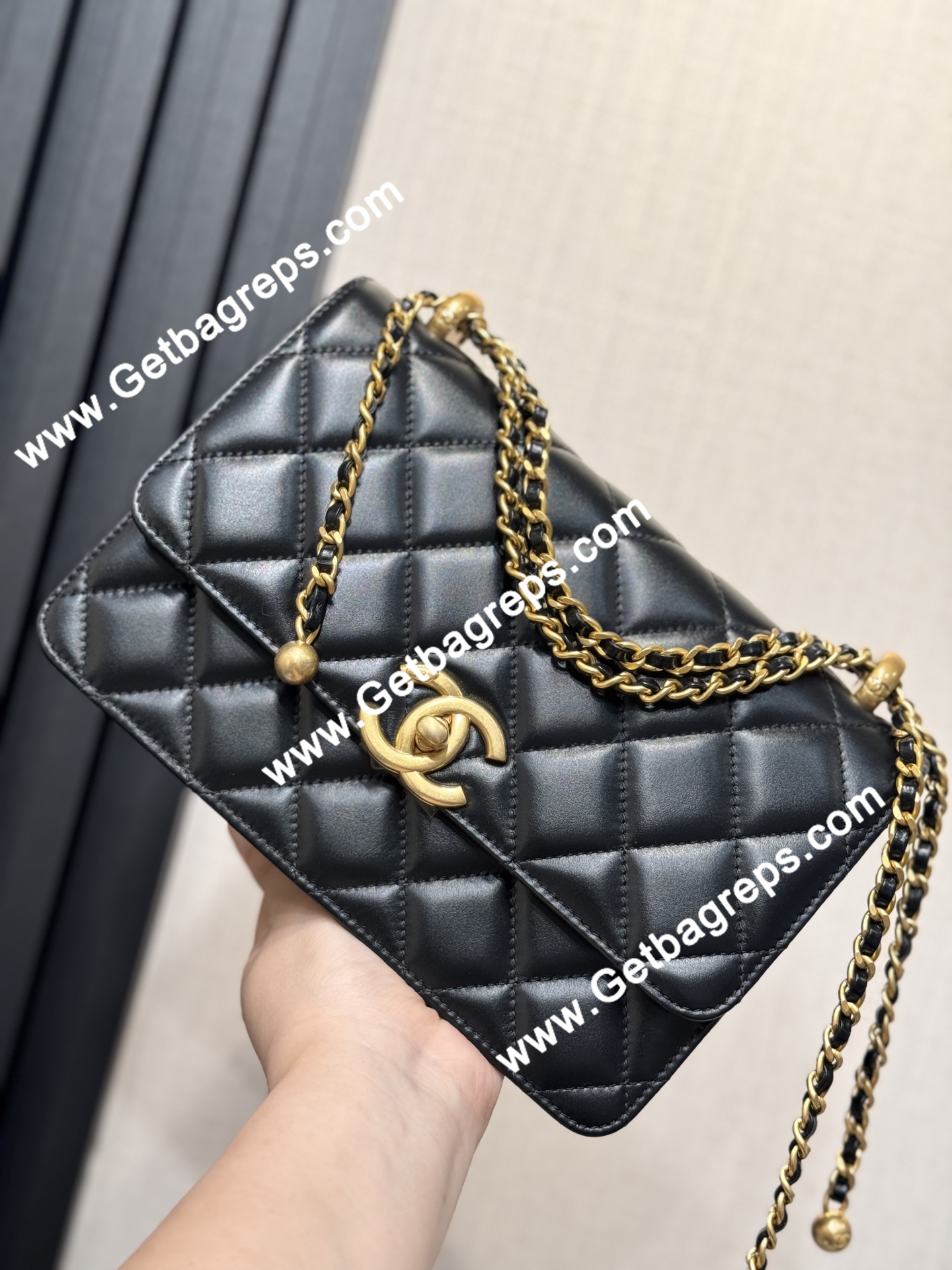 Chanel AP2649 Wallet on Chain Black