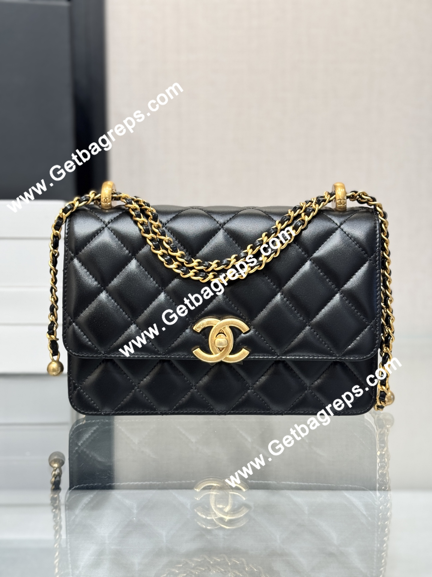 Chanel AP2649 Wallet on Chain Black