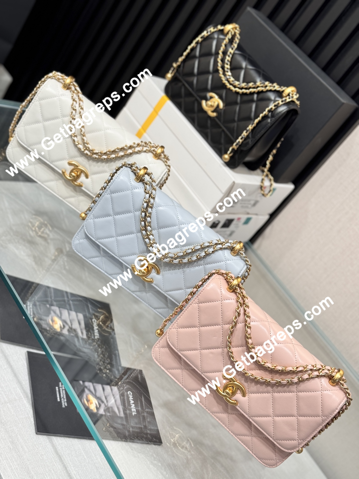 Chanel AP2649 Wallet on Chain Pink