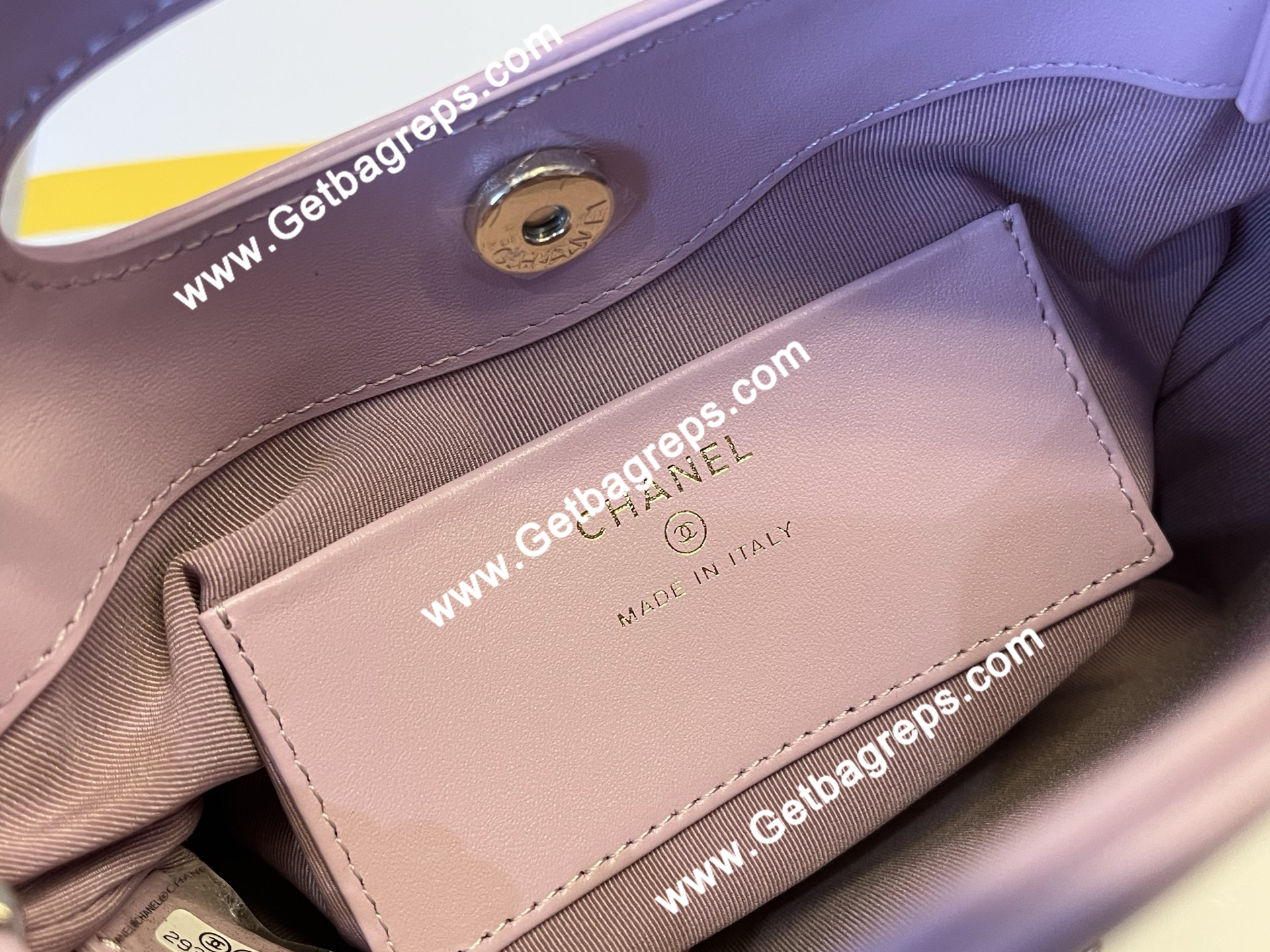Chanel AP3656  31 Mini Shopping Bag Purple
