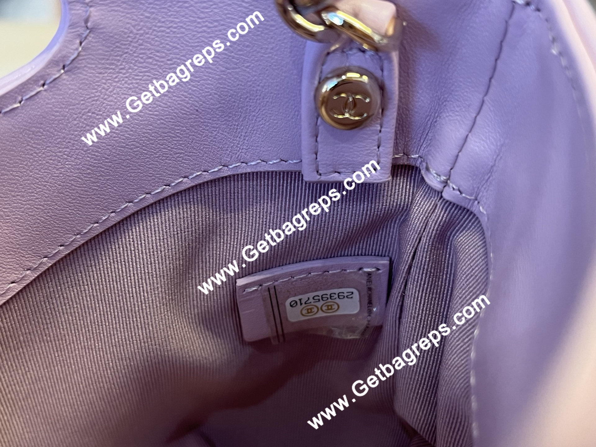 Chanel AP3656  31 Mini Shopping Bag Purple
