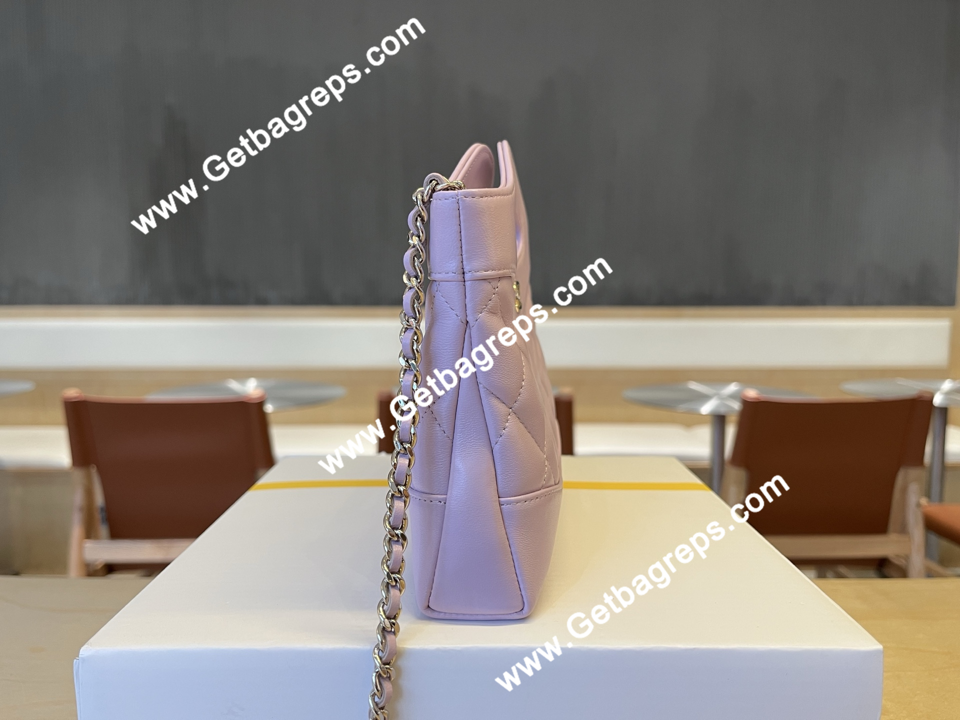 Chanel AP3656  31 Mini Shopping Bag Purple