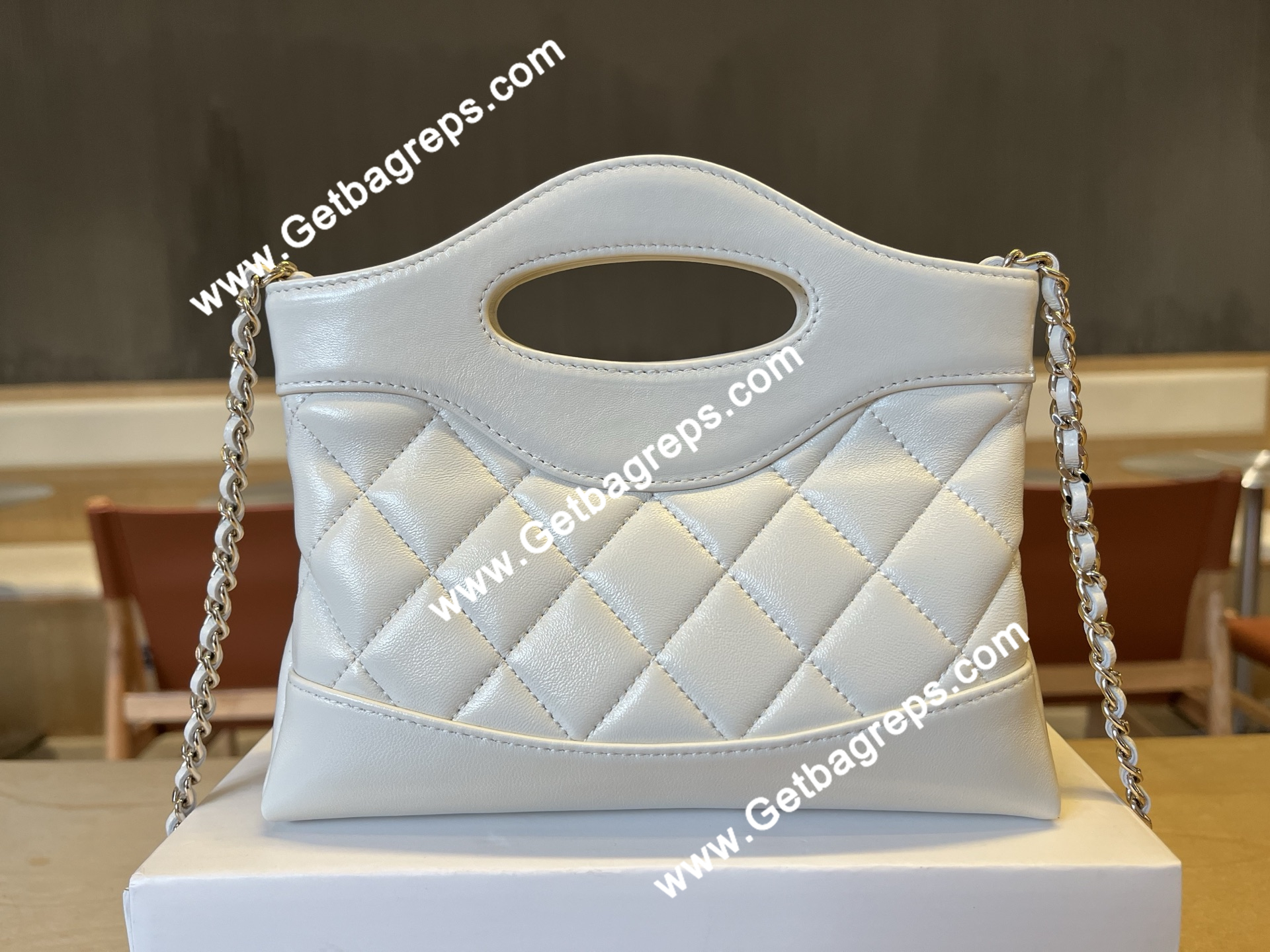 Chanel AP3656  31 Mini Shopping Bag White