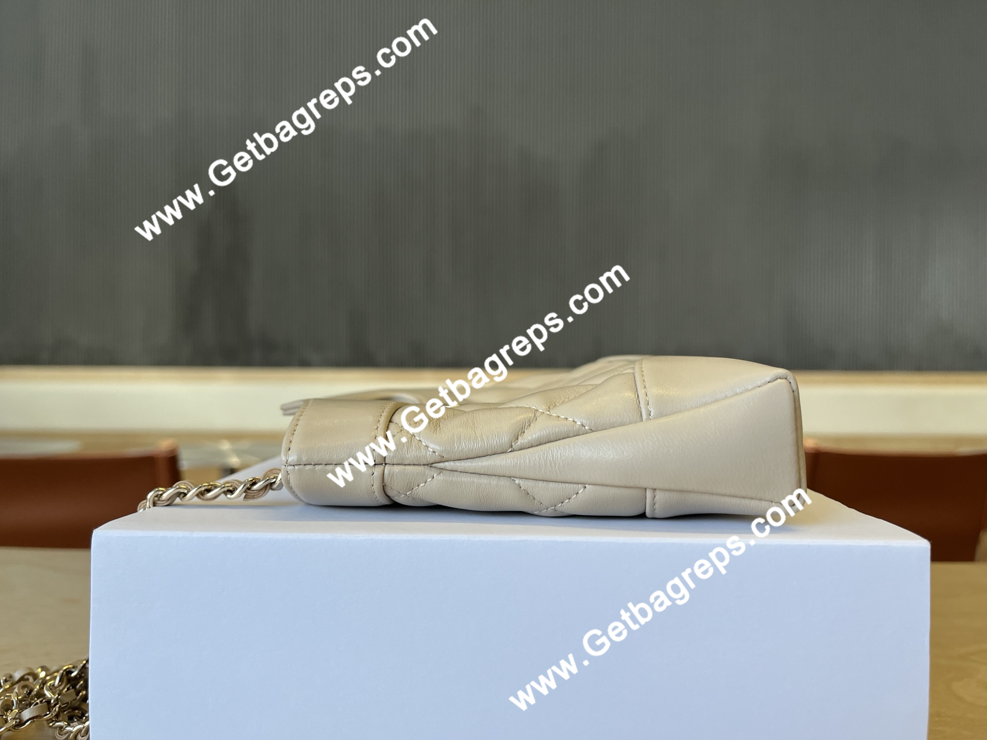 Chanel AP3656 31 Mini Shopping Bag Beige
